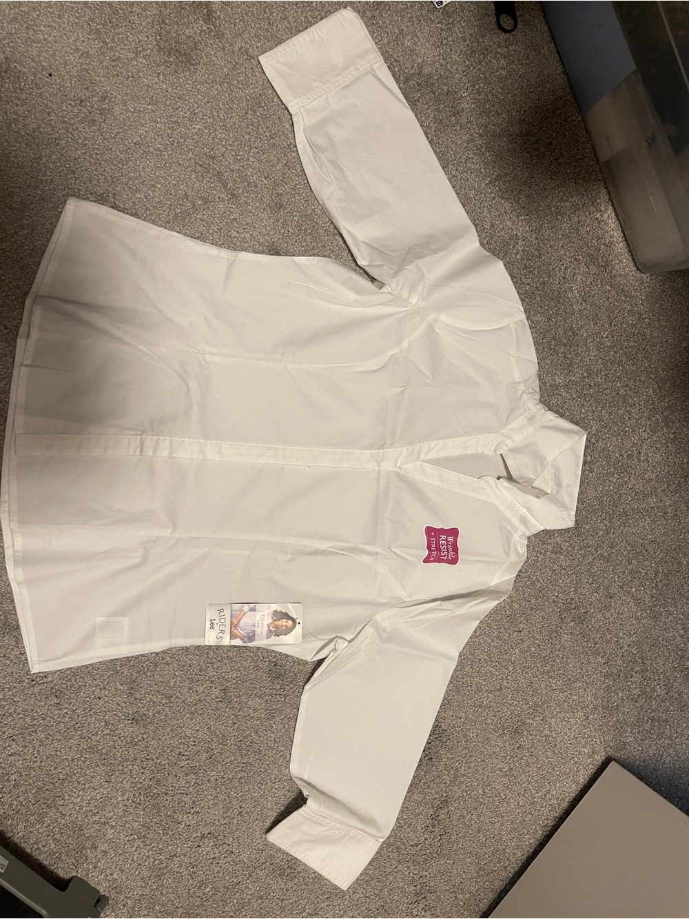 Lee White Women's Long-Sleeve Dress Shirt - Picture 6 of 7